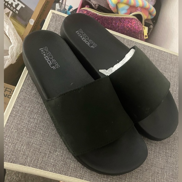 Mens go golf skechers sandals size 8 brand new never worn - Picture 1 of 3